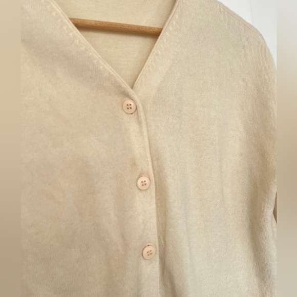 Mixxo Cream button front cardigan - Picture 4 of 7